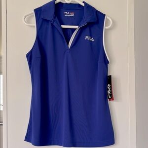 Fila Sport Fitted Golf Sleeveless Polo